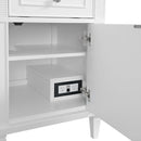 James Martin Lorelai 60" Double Bathroom Vanity, Bright White