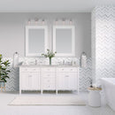 James Martin Brittany 60" Double Bathroom Vanity, Bright White