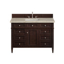 James Martin Brittany 48" Single Bathroom Vanity, Burnished Mahogany