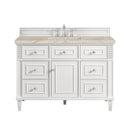 James Martin Lorelai 48" Single Bathroom Vanity, Bright White