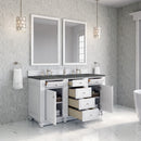 James Martin Bristol 60" Double Bathroom Vanity, Bright White