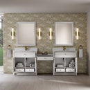 James Martin Bellshire 96" Single Bathroom Vanity, Bright White