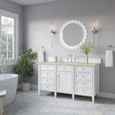 James Martin Brittany 60" Single Bathroom Vanity, Bright White