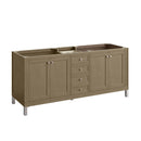 James Martin Chicago 72" Double Bathroom Vanity, Walnut Whisper