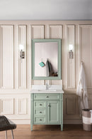 James Martin Brittany 30" Single Bathroom Vanity, Sage Green