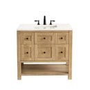 James Martin Breckenridge 36" Single Bathroom Vanity, Light Natural Oak