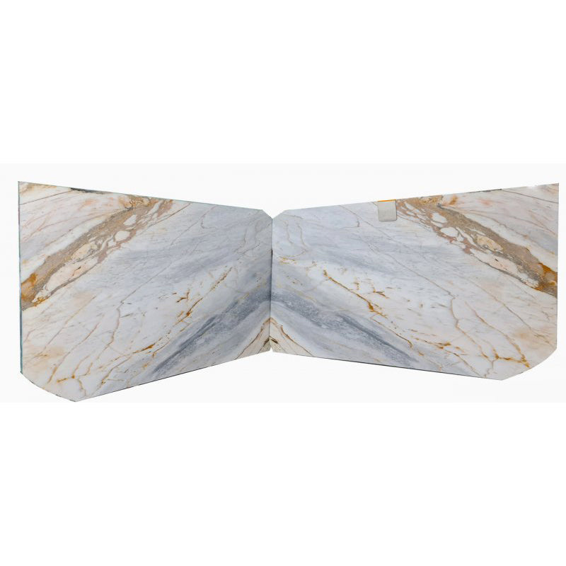 giallo gray marble slabs polished 2cm bookmatching 2 slabs product front view