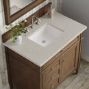 James Martin Brittany 36" Single Bathroom Vanity, Saddle Brown