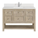 James Martin Breckenridge 48" Single Bathroom Vanity, Whitewashed Oak