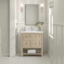 James Martin Breckenridge 30" Single Bathroom Vanity, Whitewashed Oak