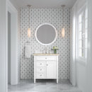 James Martin Brittany 30" Single Bathroom Vanity, Bright White