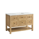 James Martin Breckenridge 48" Single Bathroom Vanity, Light Natural Oak