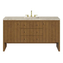 James Martin Hudson 60" Single Bathroom Vanity, Honey Oak