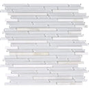 Granita Gloss Liner Blend Glass Mosaics 12x12