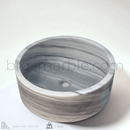 Gray Marmara Cylinder Sink 16.5"