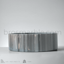 Gray Marmara Cylinder Sink 15.9"