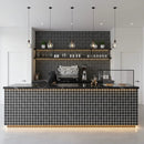 Gray Stone Gloss 1x1 Marble Look Porcelain Mosaics 12x12