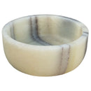 Natural Onyx Vessel Bathroom Sink Beige Greenstone Handmade