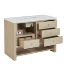 James Martin Marigot 48" Single Bathroom Vanity, Sunwashed Oak