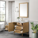 James Martin Laurent 36" Dual Mount Single Bathroom Vanity, Light Natural Oak