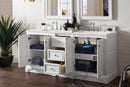 James Martin De Soto 72" Double Bathroom Vanity, Bright White
