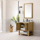 James Martin Breckenridge 30" Single Bathroom Vanity, Light Natural Oak