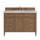 James Martin Brittany 48" Single Bathroom Vanity, Pecan