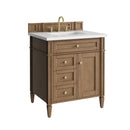 James Martin Brittany 30" Single Bathroom Vanity, Pecan