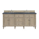 James Martin Lorelai 72" Double Bathroom Vanity, Whitewashed Oak