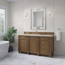 James Martin Bristol 60" Single Bathroom Vanity, Saddle Brown