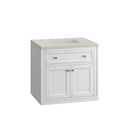 James Martin Chicago 30" Single Bathroom Vanity, Glossy White