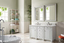 James Martin Bristol 60" Double Bathroom Vanity, Bright White