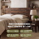 [Buy 1 Get 1] Emery Solid Wood Bed Frame & Nightstand
