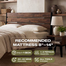[Buy 1 Get 1] Emery Solid Wood Bed Frame & Nightstand