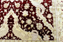 Hand-Knotted Pak-Ziegler Wool Rug – 8'7" x 11'7" – Traditional Design, Warm Earth Tones