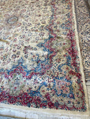 Handmade Vintage 1930's Kirman 10x13 area Rug