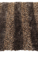 Handwoven Multi-Tone Shag Rug 5' x 6' 7