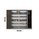 Keats · Office Library Shelves w/ Lighting, Suit Closet & Storage