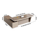 Brimley · Modern L-Shaped Executive Desk