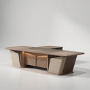 Cognac · Executive Desk w/ Mobile Storage