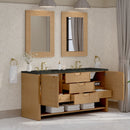 James Martin Solene 72" Double Bathroom Vanity, Seaside Oak