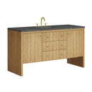 James Martin Hudson 60" Single Bathroom Vanity, Light Natural Oak