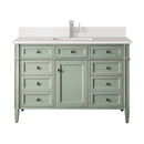 James Martin Brittany 48" Single Bathroom Vanity, Sage Green