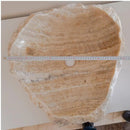 Handcrafted Honey Onyx Translucent Natural Stone Vessel Sink 19 Inch