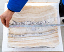 Honey Beige Onyx Vessel Bathroom Sink 13X16 Handcrafted Turkish Stone
