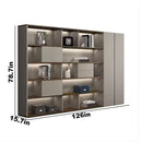 Fenwick · Office Shelves w/ Lighting & Storage