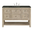 James Martin Breckenridge 48" Single Bathroom Vanity, Whitewashed Oak