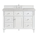 James Martin Lorelai 48" Single Bathroom Vanity, Bright White