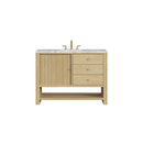 James Martin Marigot 48" Single Bathroom Vanity, Sunwashed Oak