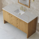 James Martin Hudson 60" Single Bathroom Vanity, Light Natural Oak